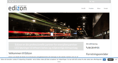 Desktop Screenshot of edizon.dk