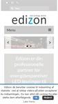 Mobile Screenshot of edizon.dk